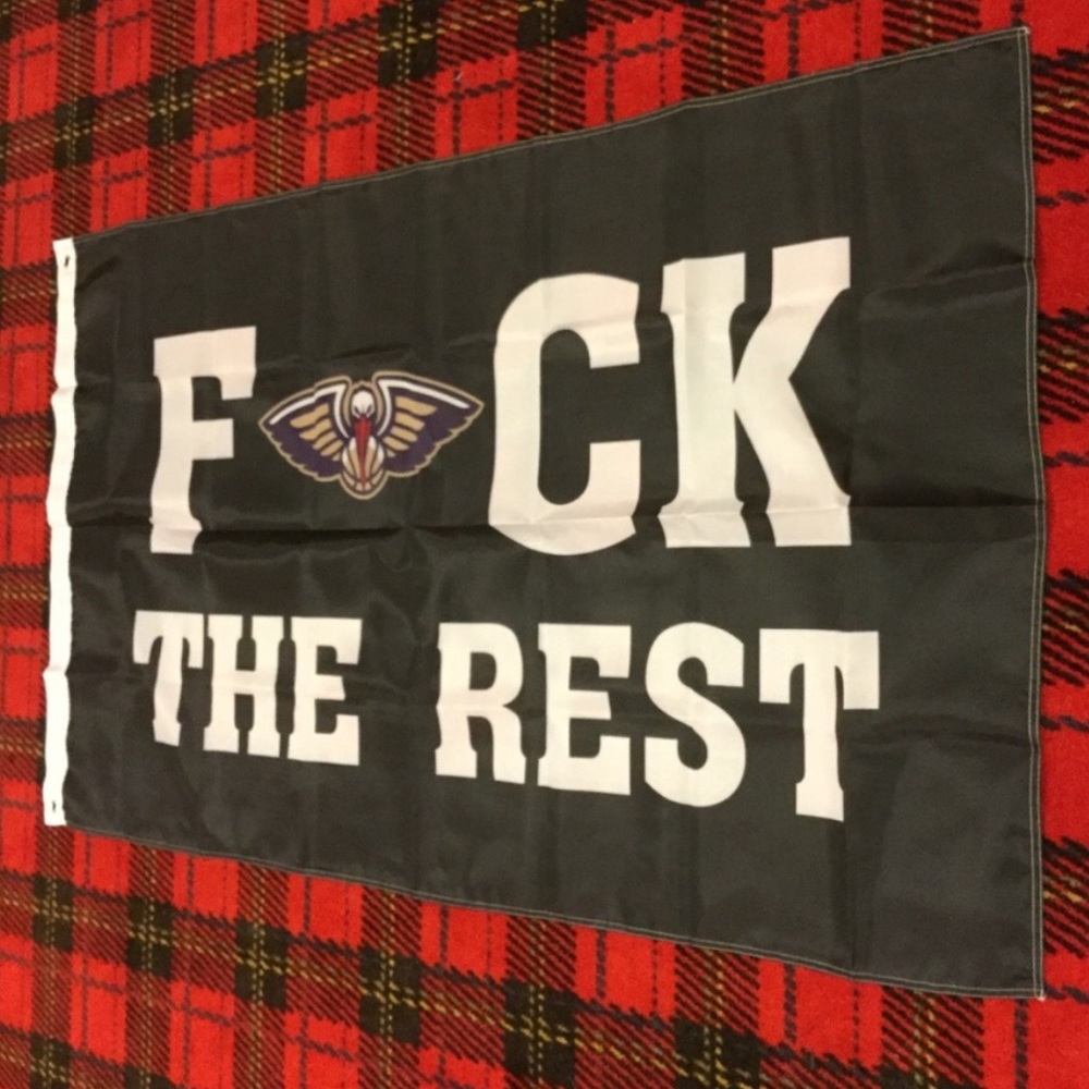 Brand new New Orleans Pelicans banner flag